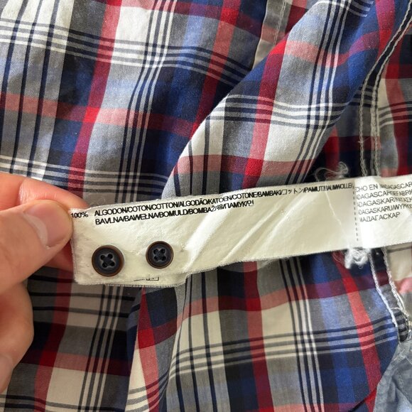 Zara Lightweight Shirt in Multicolor Plaid - Picture 9 of 10